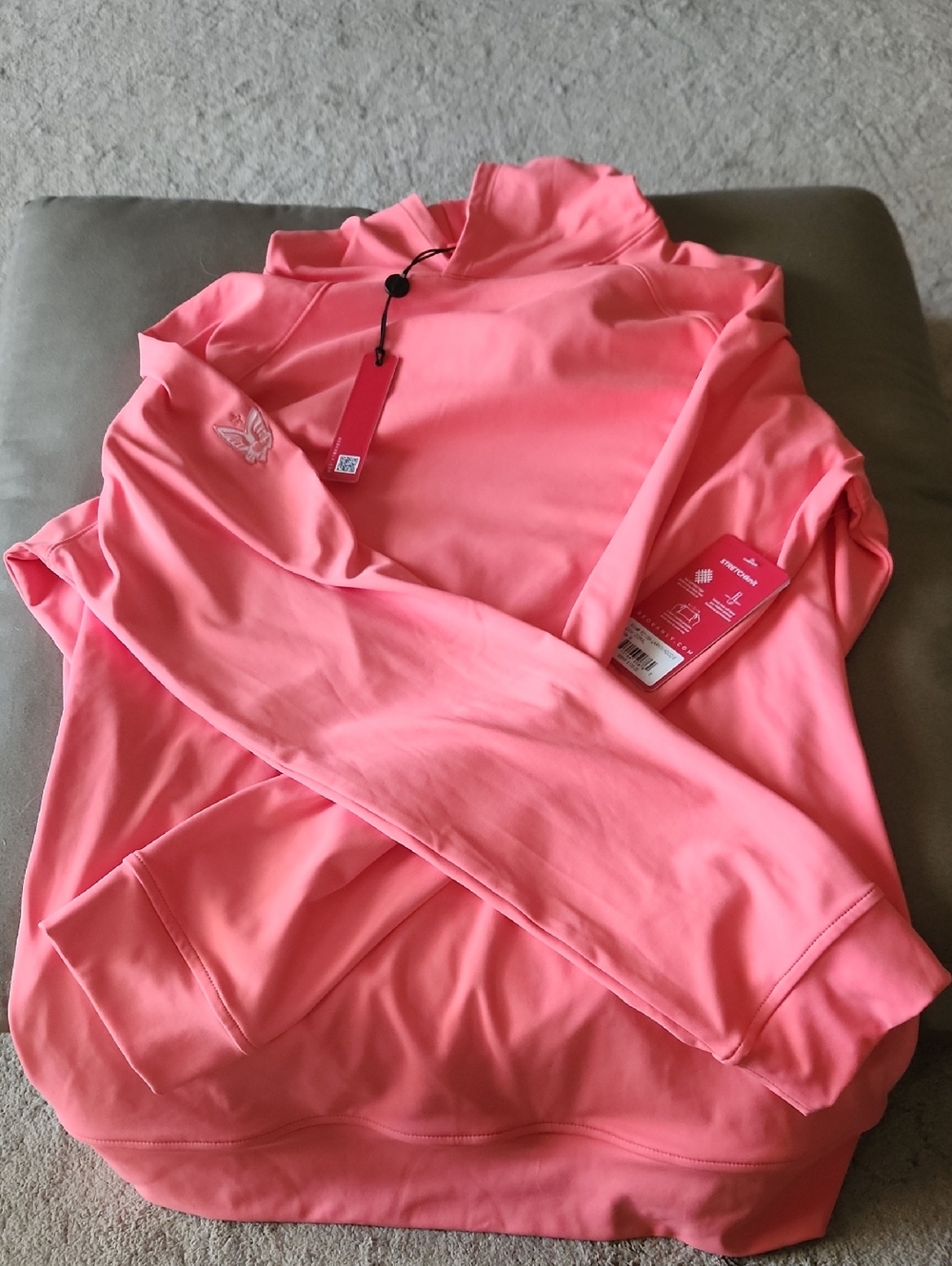 Redvanly Performance Pink Pullover Hoodie